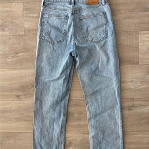 Aritzia Light Blue Straight Leg Jeans